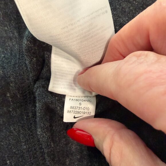 Nike Joggers Charcoal Heathered Track Pants Women’s Sz S Comfort Stretch EUC - Picture 8 of 8